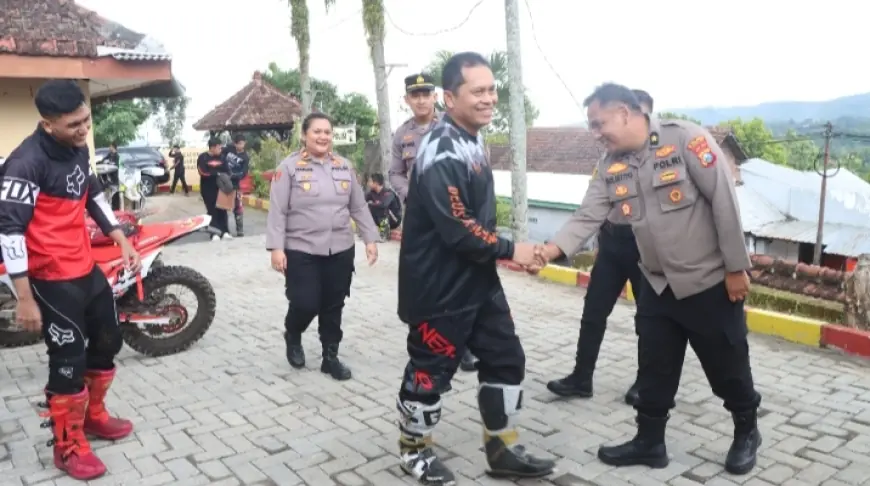 Trabas Kamtibmas ala Polres Nganjuk, Hobi Trail Jadi Sarana Jaga Keamanan