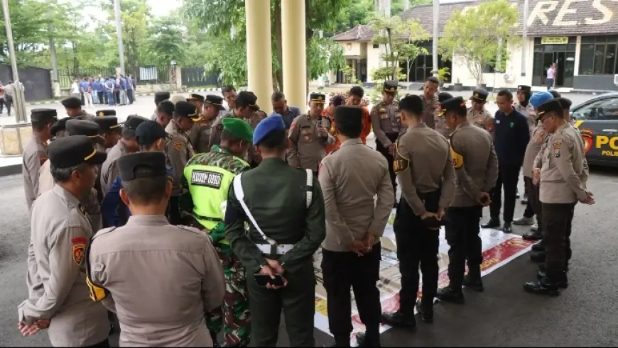 Ratusan Personel dari Berbagai Instansi Amankan Nataru 2026 di Nganjuk