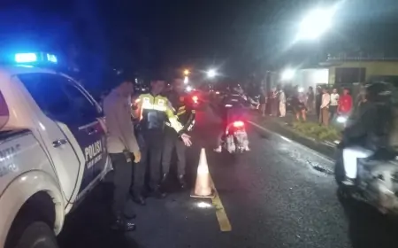 Kecelakaan Beruntun pada Malam Pergantian Tahun di Tulungagung, Satu Orang Tewas