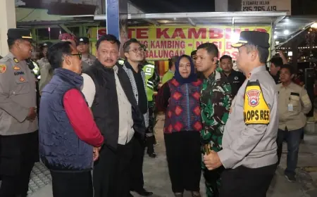 346 Personel Gabungan di Nganjuk Disiagakan Amankan Tahun Baru 2026