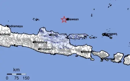 Gempa M4,9 di Laut Timur Laut Tuban Dipicu Sesar Aktif Bawah Laut