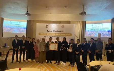 Perkuat Kepercayaan Konsumen, Trimurti Restaurant Grand Mercure Malang Resmi Kantongi Sertifikat Halal