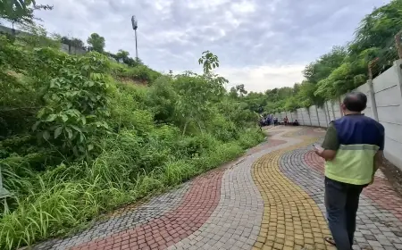 Lintasan Lari Stadion Gejos Gresik yang Ambles Ternyata Masih Berusia Setahun