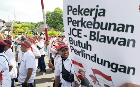 Aksi Damai Buruh PTPN XII: Kami Hanya Ingin Tenang Bekerja