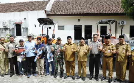 Jombang Perkuat Swasembada Pangan, Ini Sederet Alsintan yang Diserahkan ke Sejumlah Gapoktan
