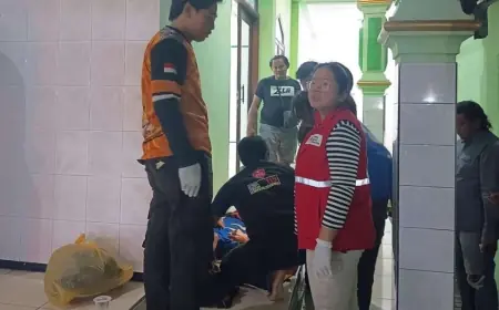 Warga Nganjuk Ditemukan Meninggal Dunia di Serambi Masjid Mojokerto