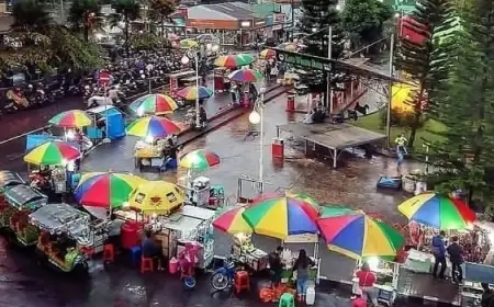 Geliat Ekonomi di Alun-Alun Batu Memprihatinkan, Terhimpit Cuaca hingga Menjamurnya PKL Ilegal