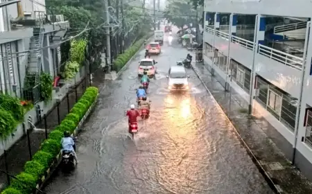 Cuaca Ekstrem Awal Tahun 2026, Surabaya Diterpa Bencana Hidrometeorologi