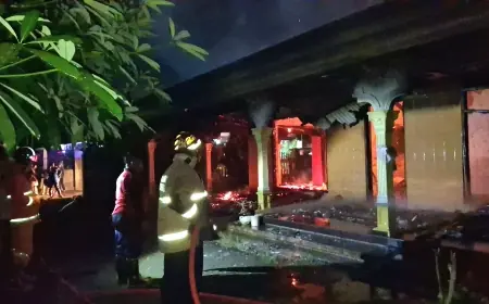 Rumah Wanita di Tulungagung Diduga Dibakar Kekasih, Seorang Bocah Nyaris Jadi Korban
