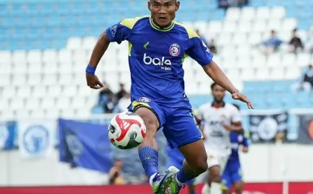 Dramatis! Dua Gol Injury Time Arema FC Tekuk Persik Kediri 2-1
