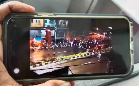 Bentrok Pemuda di Jalan Empunala Mojokerto, Enam Orang Diamankan