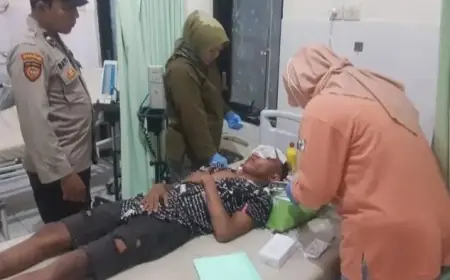 Dihadang OTK Bersenjata Celurit, Pemuda Ngembal Pasuruan Dibacok di Jalan Raya Garutan