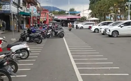 Parkir Liar Masih Marak di Alun-Alun Batu, Sistem Gate Dipertanyakan