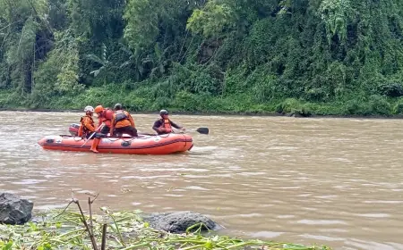 Pencarian Janda Bunuh Diri di Sungai Brantas Blitar Diperluas, Libatkan 40 Personel