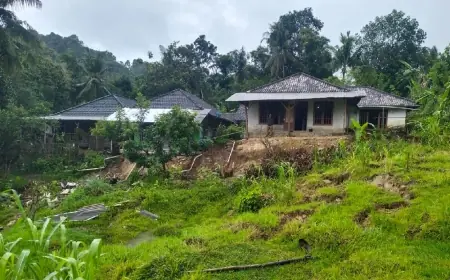 Longsor Kembali Terjang Kepulauan Bawean Gresik, Enam Rumah Rusak
