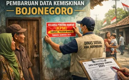 50 Ribu Rumah Warga Miskin di Bojonegoro Diberi Label