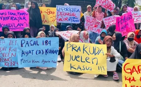 Santri Probolinggo Gelar Aksi Damai, Tuntut Keadilan Kasus Dugaan Pelecehan
