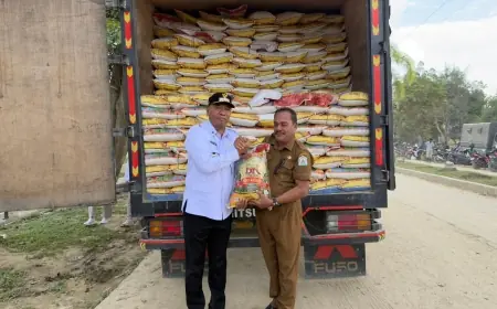 17 Ton Beras dari Tulungagung untuk Aceh Tamiang, Bupati: Kami Datang sebagai Saudara
