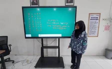 Siswi SRT 7 Kota Probolinggo Pidato Bahasa Jepang di Hadapan Presiden