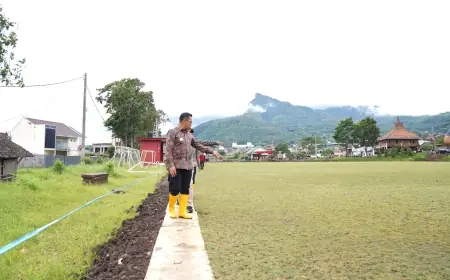 Lapangan Desa Sumberejo Kota Batu Berstandar Nasional, Dibidik Jadi Training Center Klub Profesional