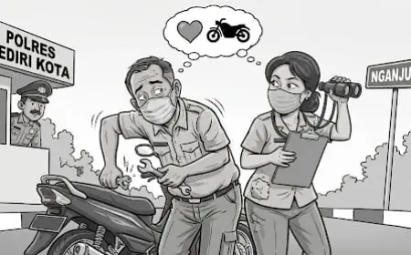 Kompak Salah Jalur! Pasutri Nganjuk Jadi Partner in Crime Curanmor