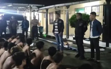 Bikin Rusuh, 19 Remaja Anggota Perguruan Silat di Jombang Diringkus Polisi