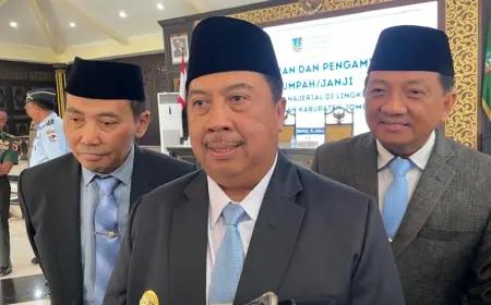 84 Pejabat Dilantik Namun 4 Kepala OPD Diisi Plt, Bupati Jombang Sebut Tak Ganggu Pemerintahan