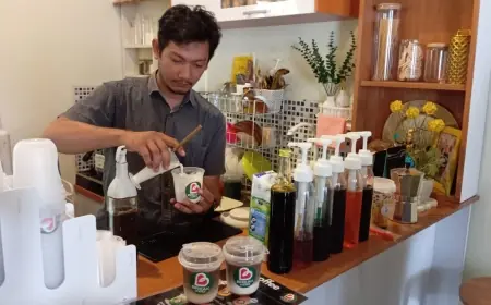 Sulap Dapur Menjadi 'Mini Coffee Shop', Pasutri di Blitar Sukses Raup Omzet dari Pinggiran Kota