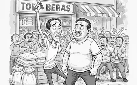 Modus Beli Beras Malam-malam, Penodong di Driyorejo Gresik Malah 'Dijinakkan' Warga