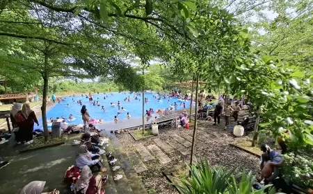 Kolam Renang Wagos Gresik, Oase Murah Meriah di Gresik Utara