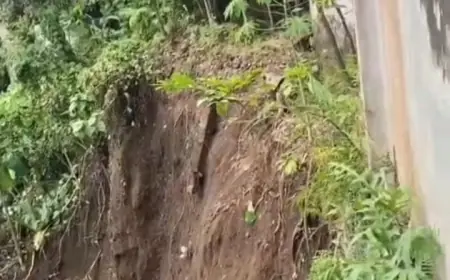 Cuaca Ekstrem Picu Longsor di Jember, Rumah Warga Terancam Ambruk