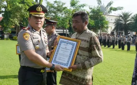 Keberanian Warga Ngoro Menambal Celah Keamanan Diganjar Penghargaan oleh Polres Jombang