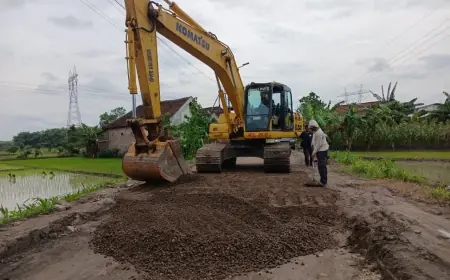 Pemkab Gresik Fokus Perbaikan Jalan Poros Desa, Siapkan Anggaran Rp250 Miliar per Tahun