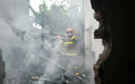 Kebakaran Landa Rumah di Kanigaran Probolinggo, Kerugian Capai Puluhan Juta