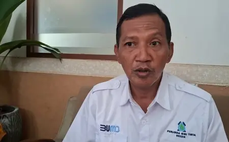 Pipa PDAM Gresik Bocor Lagi, Dua Kecamatan Terdampak Krisis Air Bersih