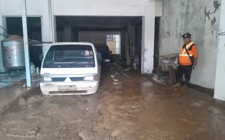 Luapan Sungai Baloh Pujon Malang Genangi Sekolah, BPBD Lakukan Penanganan