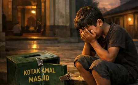 Antara Masjid Megah dan Pencuri Kotak Amal