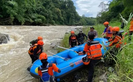 Belum Ditemukan, Pencarian Warga Madura yang Hilang di Sungai Sampean Bondowoso Diperluas
