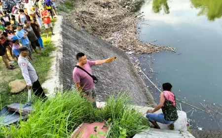 Pelajar Trenggalek Tewas Tenggelam di Bendungan Cangkring Saat Memancing