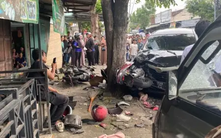 Identitas Korban Kecelakaan Beruntun di Parimono Jombang Terungkap, Korban Tewas Warga Candimulyo