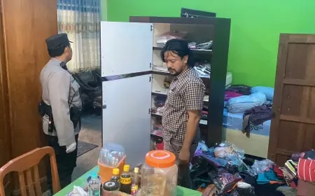 Rumah Pensiunan PNS di Blitar Dibobol Maling, Perhiasan Emas Raib