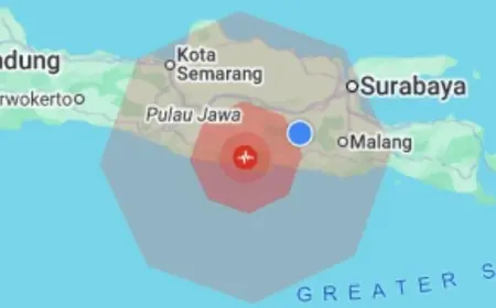 BREAKING NEWS: Gempa Magnitudo 5,5 Terdeteksi di Wilayah Trenggalek, Warga Berhamburan Keluar Rumah