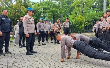 Polres Nganjuk Perketat Pengawasan Internal, Gawai Anggota Ikut Diperiksa