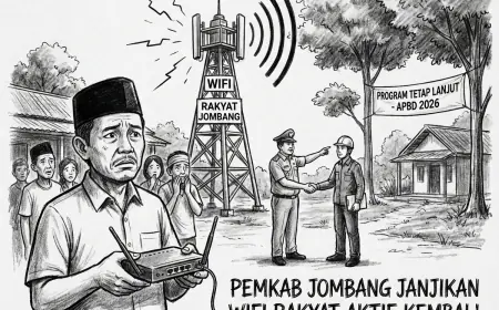 Sempat Terancam Kandas, Pemkab Jombang Suntik Lagi Program Wifi Rakyat Rp 2,1 Miliar
