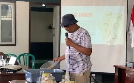 Ubah Limbah Jadi Cuan, Mahasiswa BBK 7 Unair Inisiasi Budidaya Maggot di Desa Dasri Banyuwangi