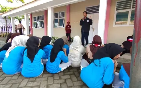 Bentengi Siswa dari Ancaman Megathrust, SMPN 3 Puger Jember Gelar Simulasi Evakuasi Tsunami