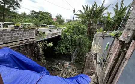 Rawan Ambrol, Jembatan di Sananwetan Blitar Diusulkan Segera Dibangun