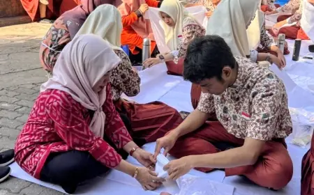 Merajut Kreativitas dan Relasi Guru–Murid Lewat Batik Shibori di SMAN 9 Surabaya