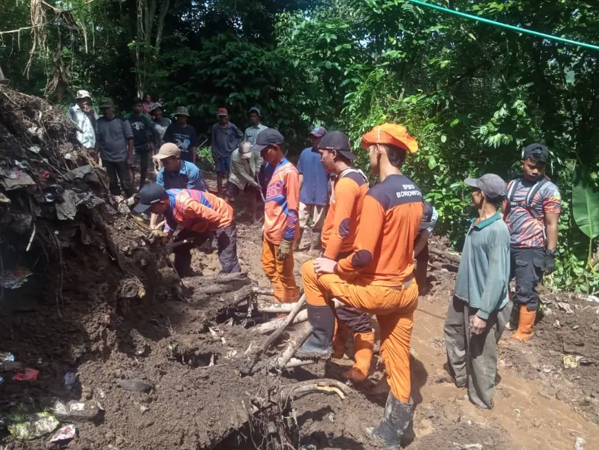BPBD Bondowoso Tangani Longsor Awal Tahun, Warga Botolinggo Krisis Air