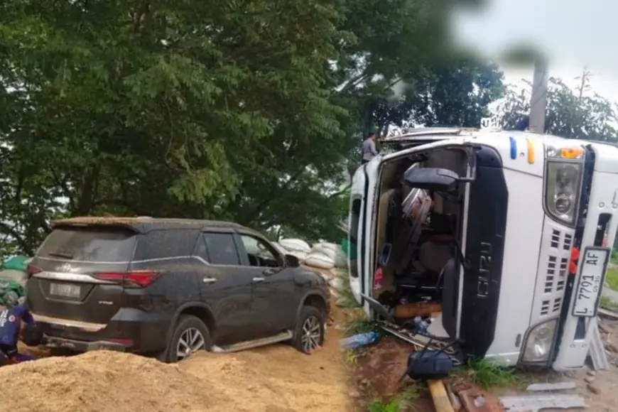 Dua Insiden Rem Blong Terjadi dalam Sehari di Jalur Tengkorak Pacet Mojokerto